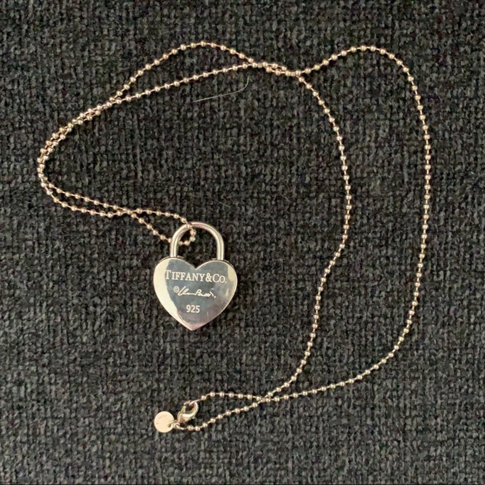 TIFFANY & CO silver long chain necklace